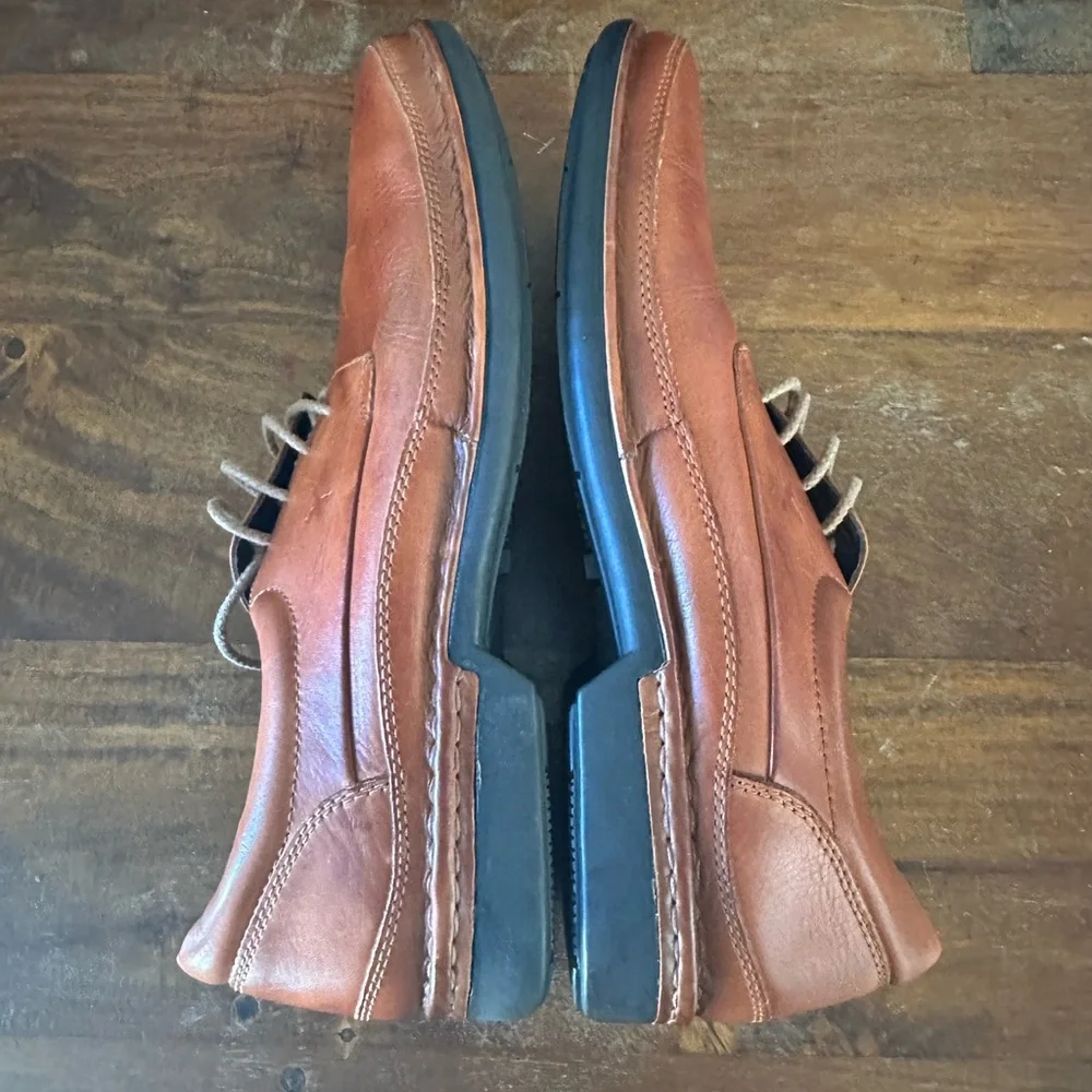 PIKOLINOS Brown Leather Oxford Shoes with Classic Design Size 45‎